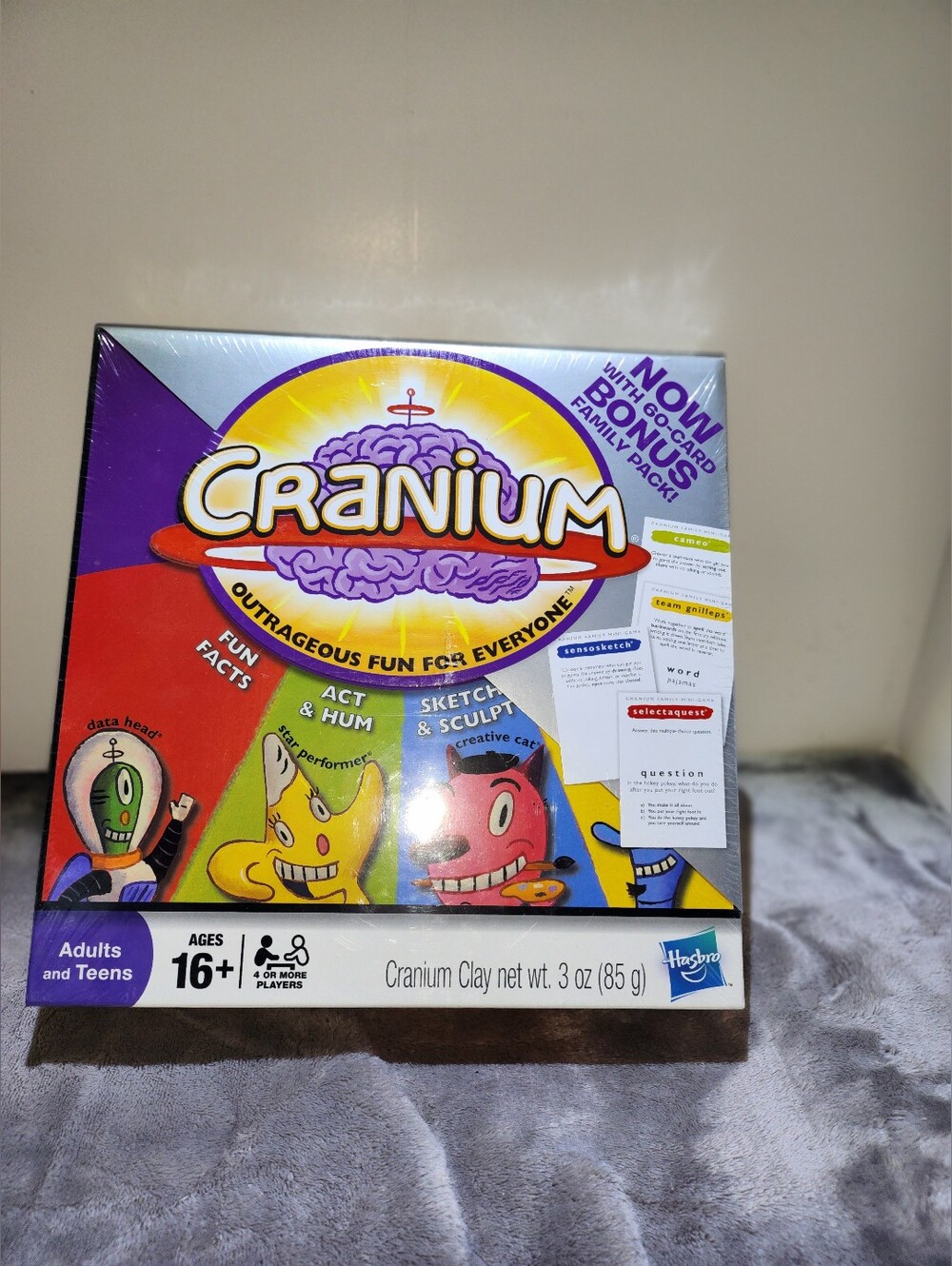 Hasbro Cranium Outrageous Fun For Everyone board game